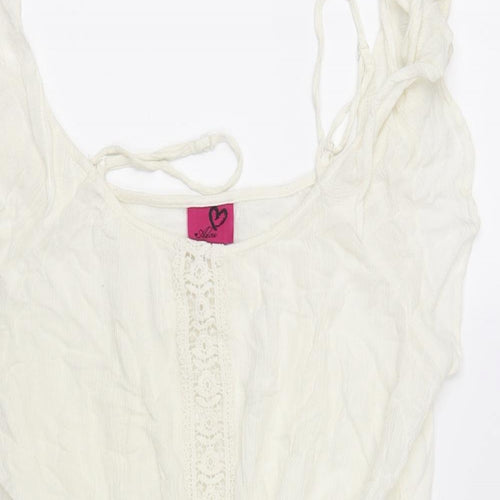 Alive Womens White   Jumpsuit One-Piece Size M