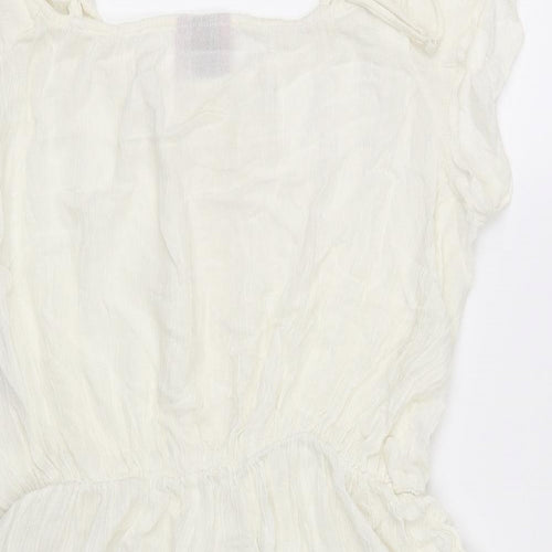 Alive Womens White   Jumpsuit One-Piece Size M