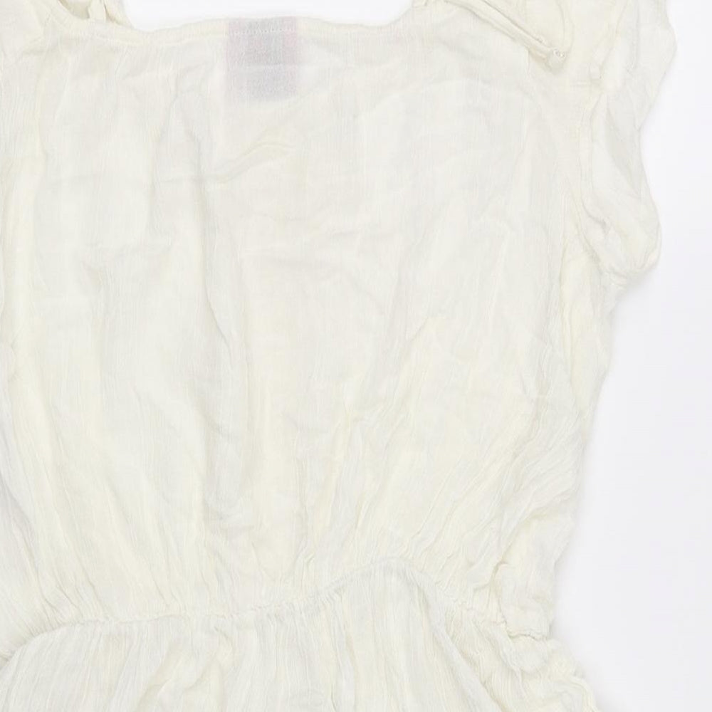 Alive Womens White   Jumpsuit One-Piece Size M