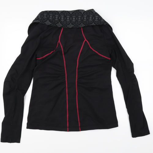 Kyodan Womens Black Geometric  Jacket  Size M