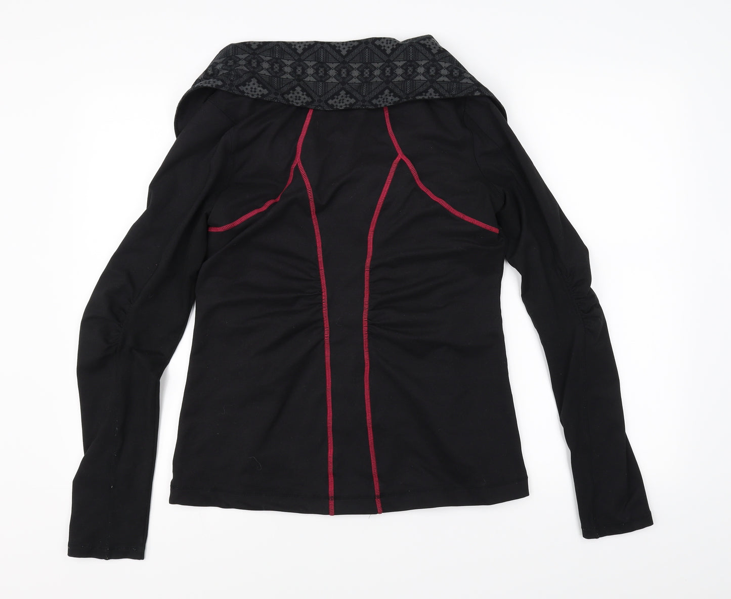 Kyodan Womens Black Geometric  Jacket  Size M