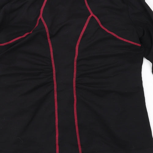 Kyodan Womens Black Geometric  Jacket  Size M
