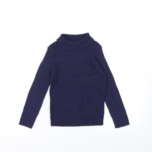 TU Girls Blue   Pullover Sweatshirt Size 7 Years
