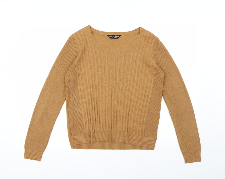 Dorothy Perkins Womens Beige   Pullover Sweatshirt Size 14