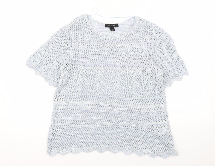 Atmosphere Womens Blue   Pullover Jumper Size L