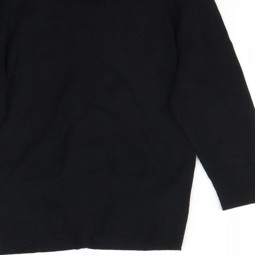 M&S  Womens Black   Cardigan Jumper Size 12
