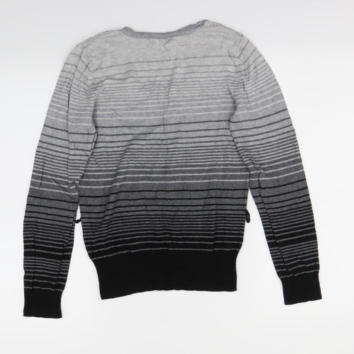 TU Womens Multicoloured Striped  Pullover Sweatshirt Size 12