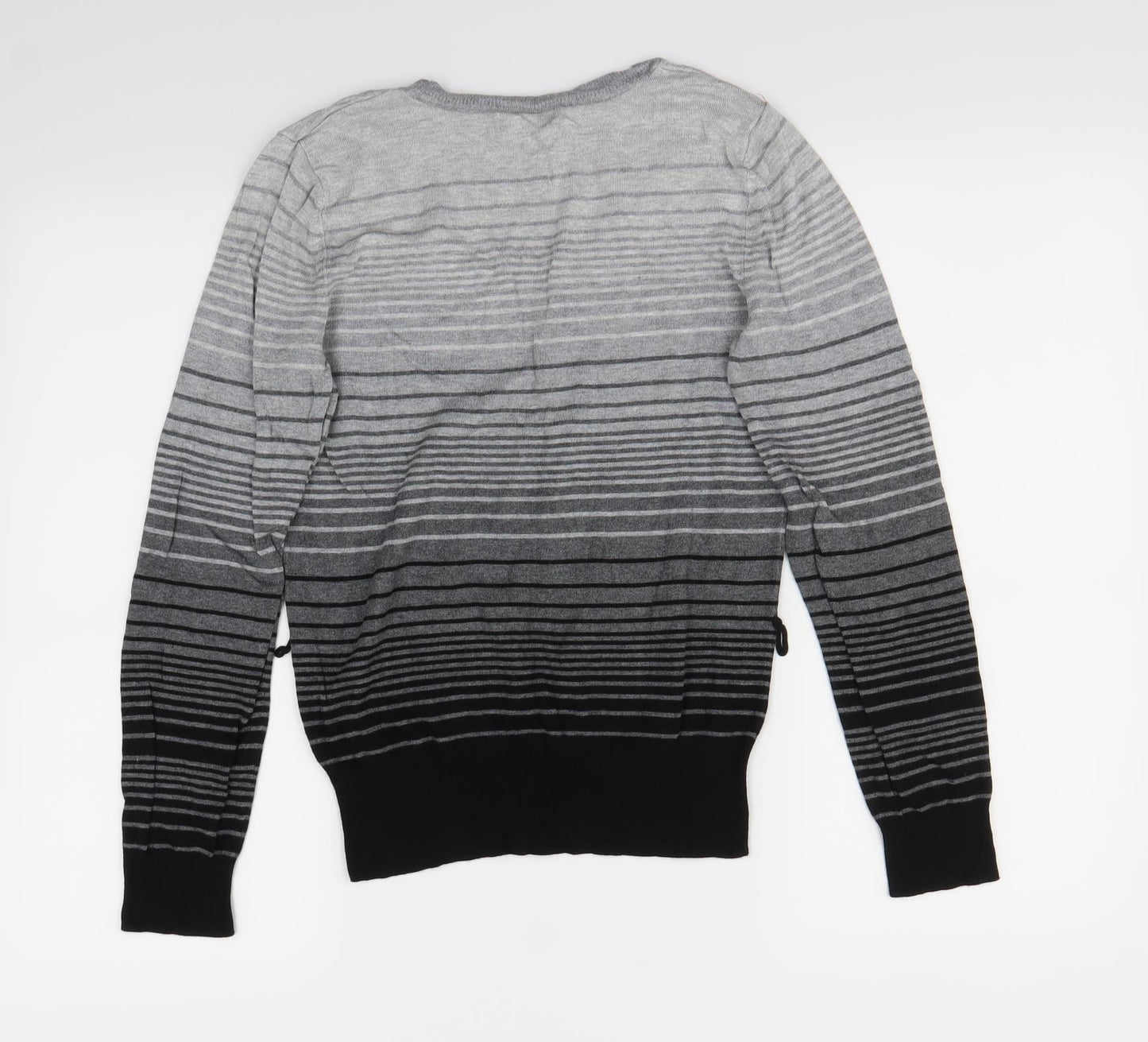 TU Womens Multicoloured Striped  Pullover Sweatshirt Size 12