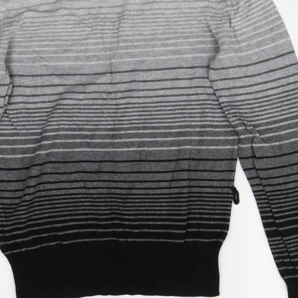 TU Womens Multicoloured Striped  Pullover Sweatshirt Size 12