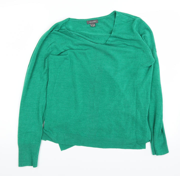 Primark Womens Green Pullover Jumper Size 12