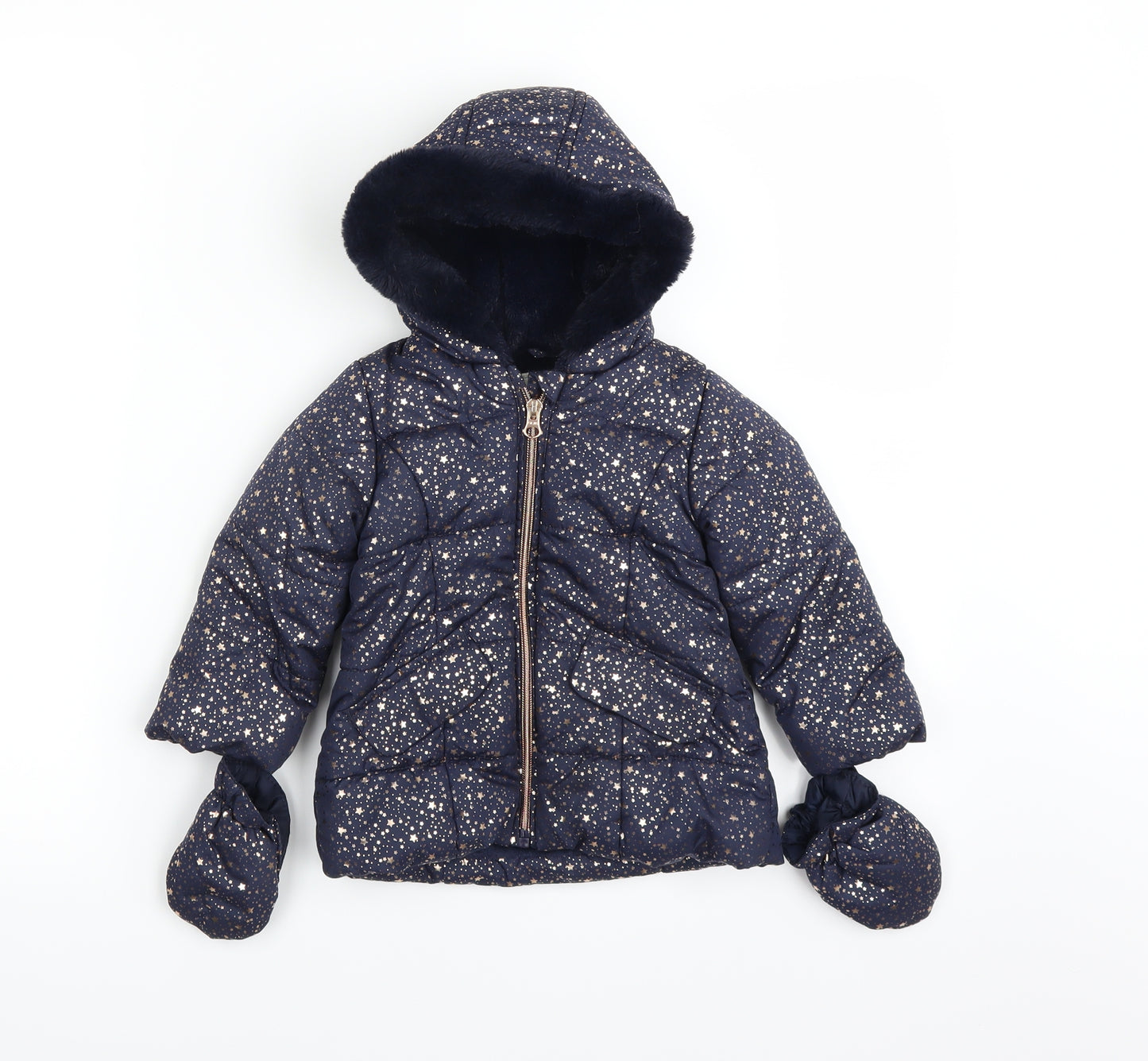 George Girls Blue   Rain Coat Coat Size 9-12 Months