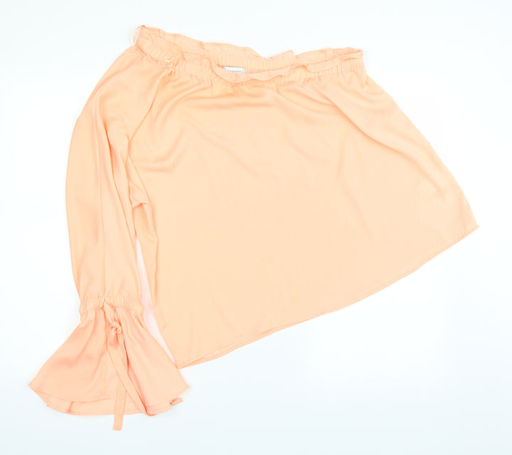 Warehouse Womens Pink Basic Blouse Size 16