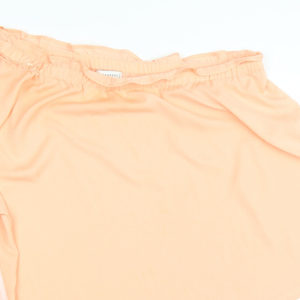 Warehouse Womens Pink   Basic Blouse Size 16