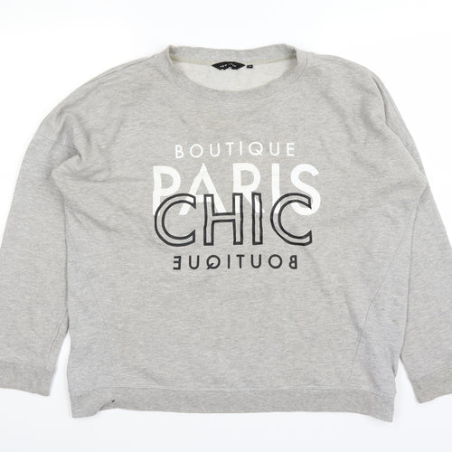 New Look Womens Grey   Pullover Jumper Size 16