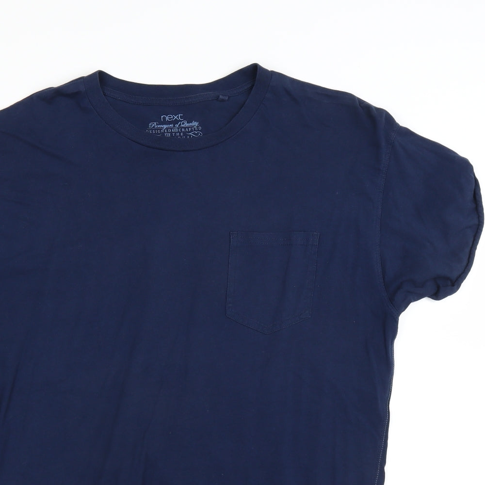 NEXT Mens Blue    T-Shirt Size L