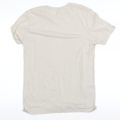 Boohoo Mens Grey    T-Shirt Size L