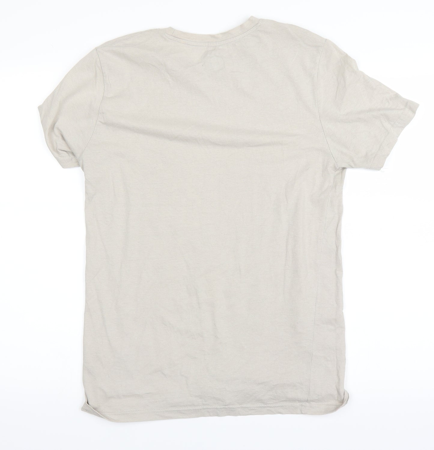 Boohoo Mens Grey    T-Shirt Size L