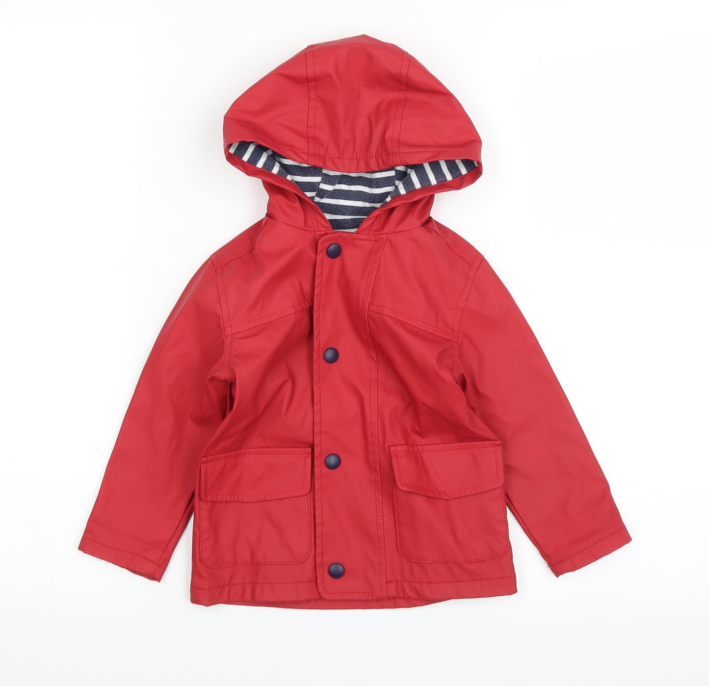 George Baby Red   Rain Coat Cape Size 12-18 Months