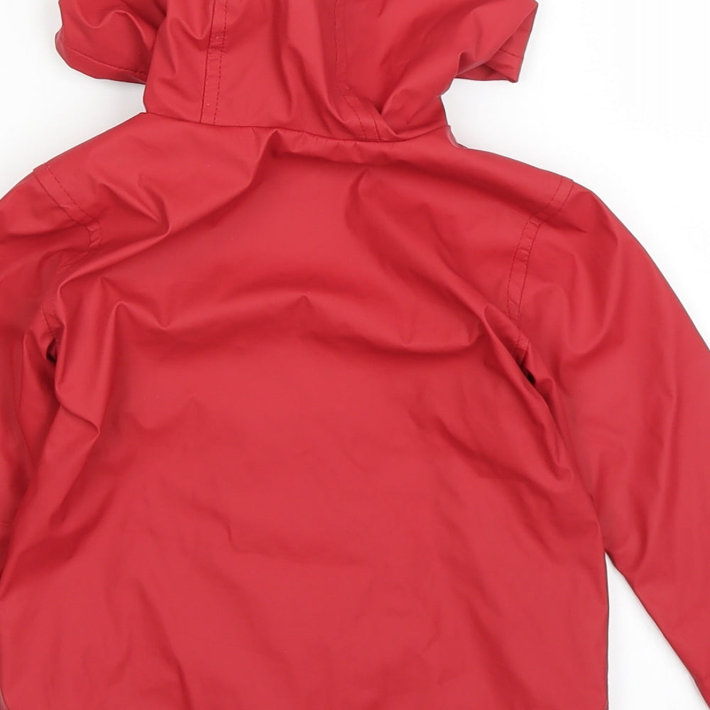 George Baby Red   Rain Coat Cape Size 12-18 Months