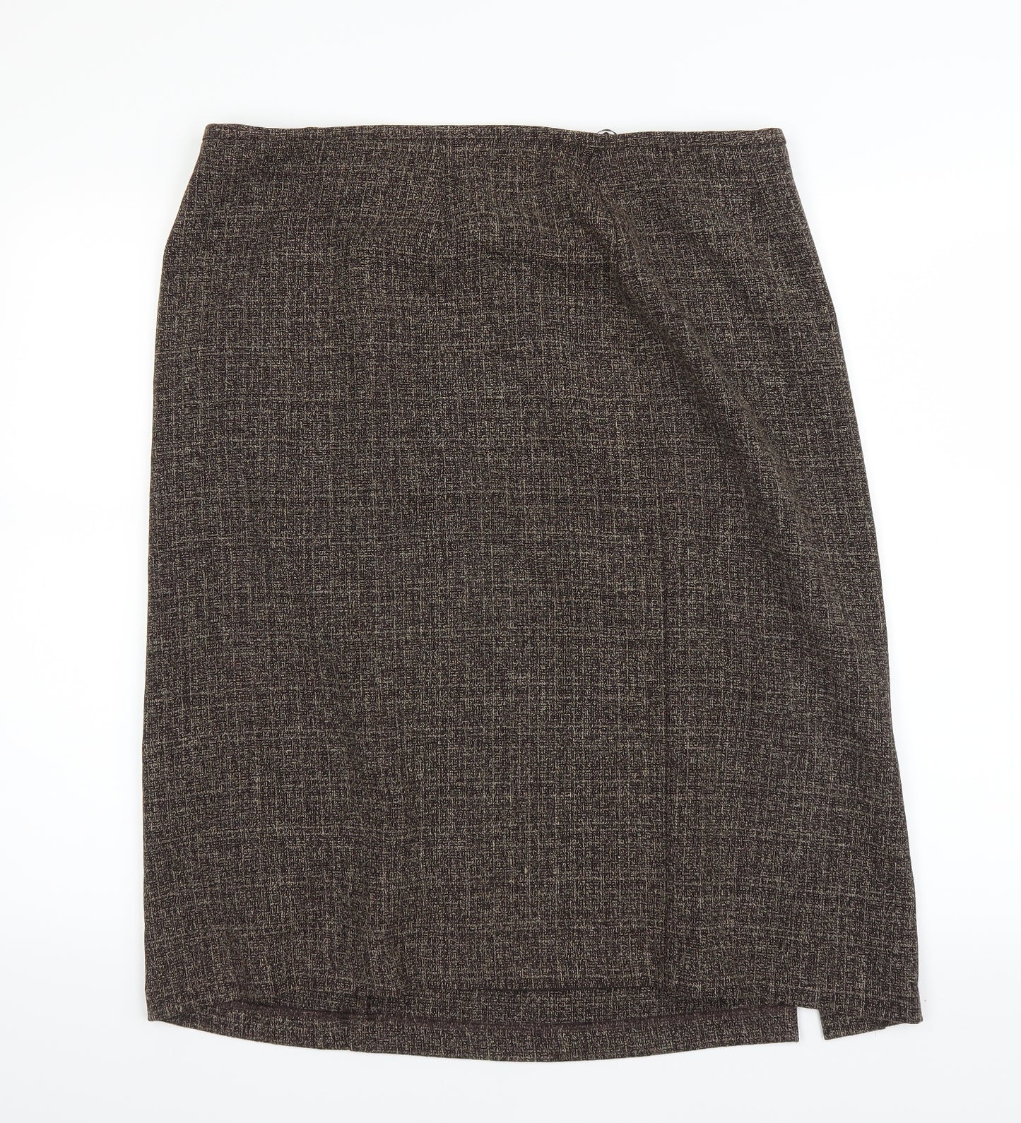 EWM Womens Brown   A-Line Skirt Size 18