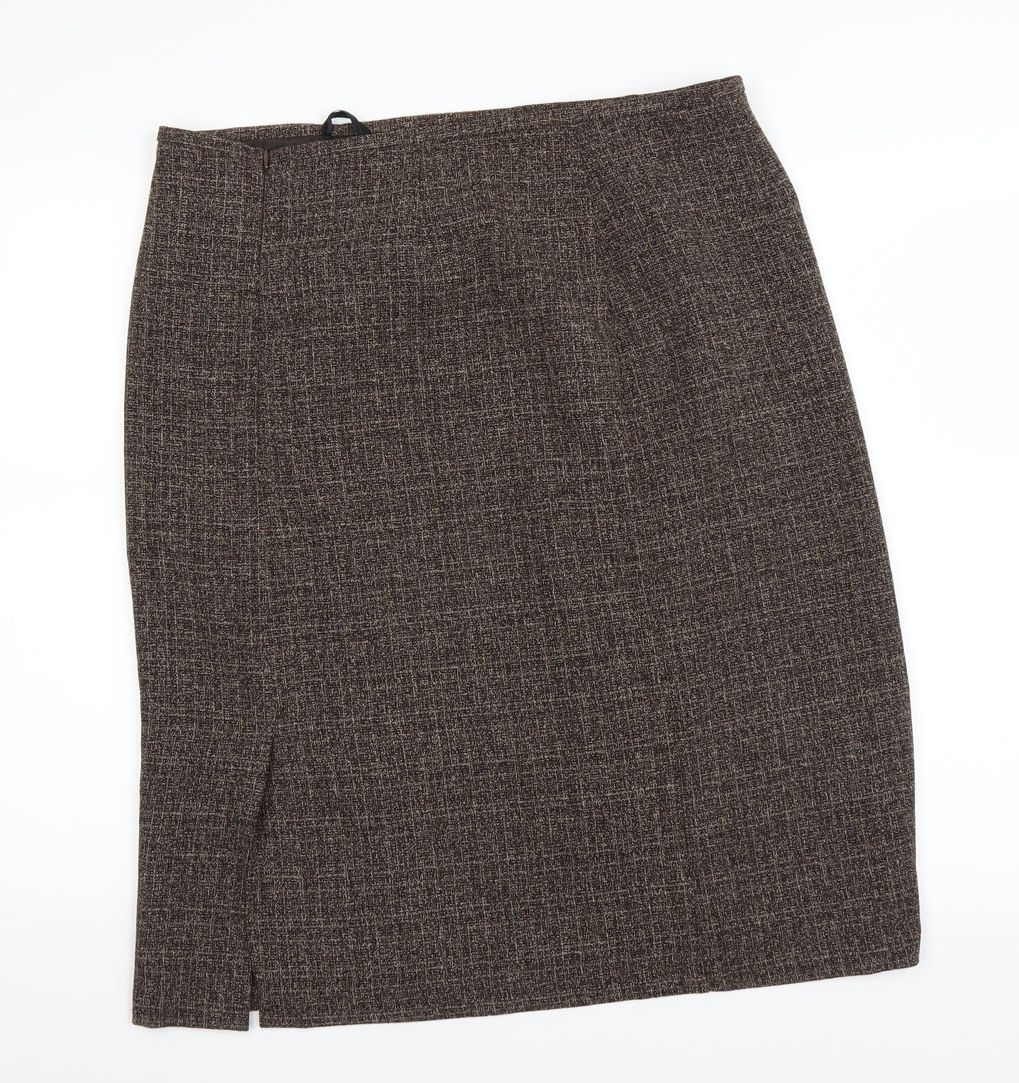 EWM Womens Brown   A-Line Skirt Size 18