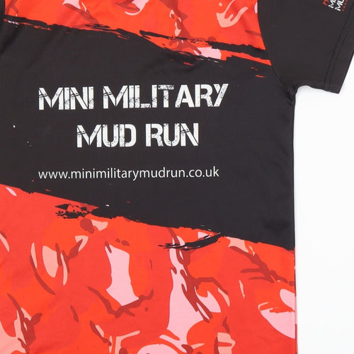 Sports Instinct Boys Red Camouflage  Basic T-Shirt Size 11-12 Years