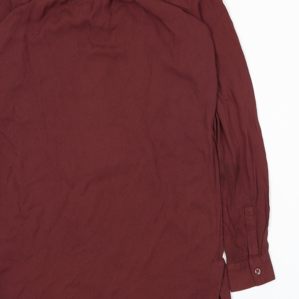 FOREVER 21 Womens Orange   Basic Blouse Size S