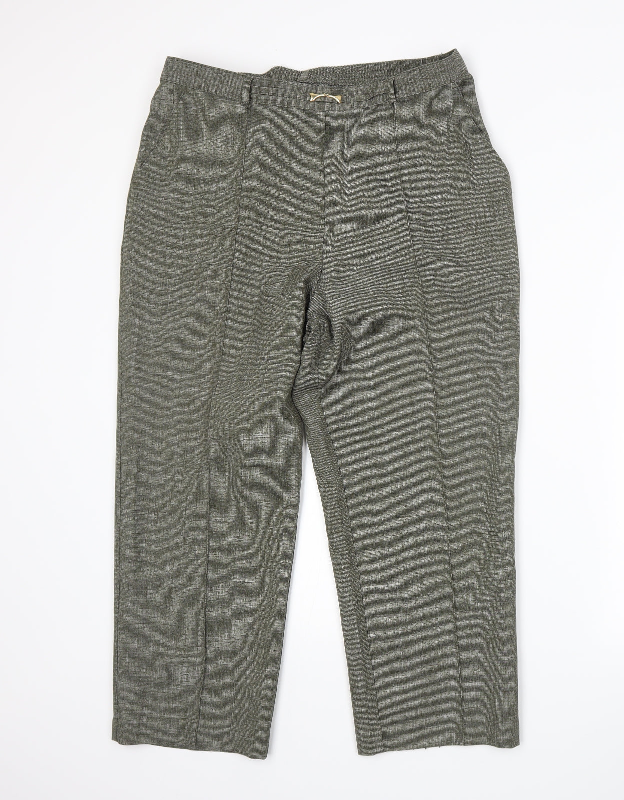 Marks and Spencer Womens Grey   Trousers  Size 14 L22 in