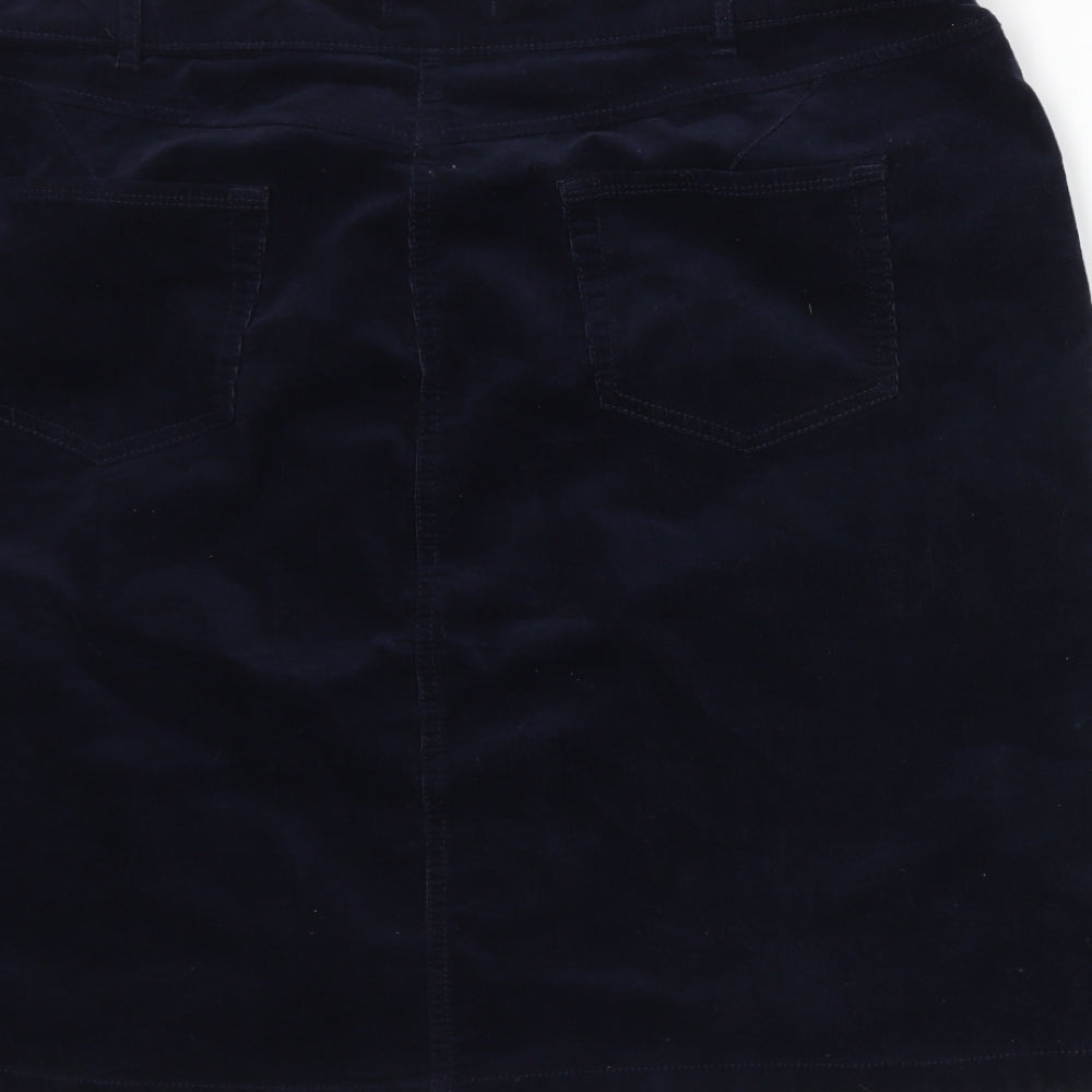 Per Una Womens Blue   A-Line Skirt Size 20