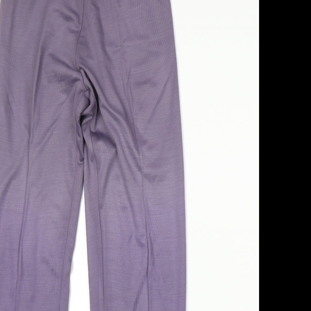 Classics Womens Purple   Trousers  Size 14 L29 in