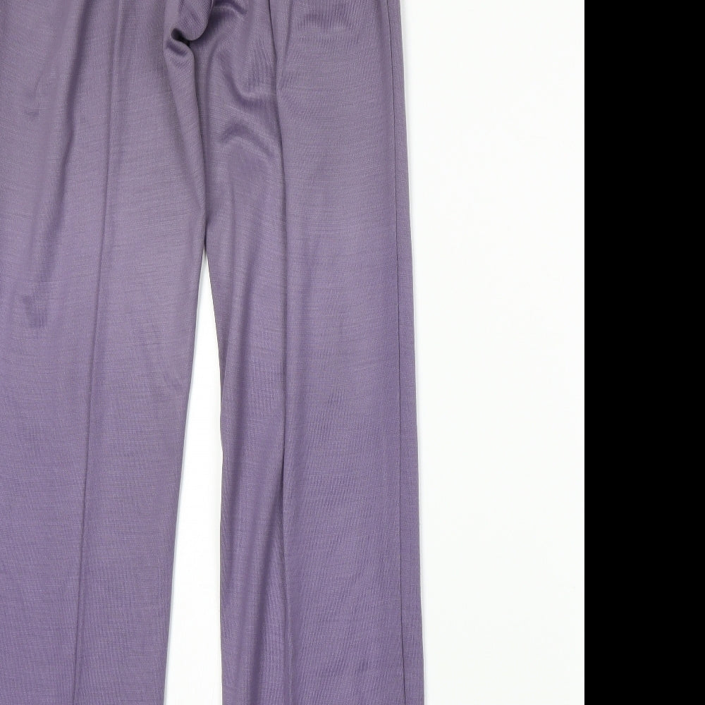 Classics Womens Purple   Trousers  Size 14 L29 in