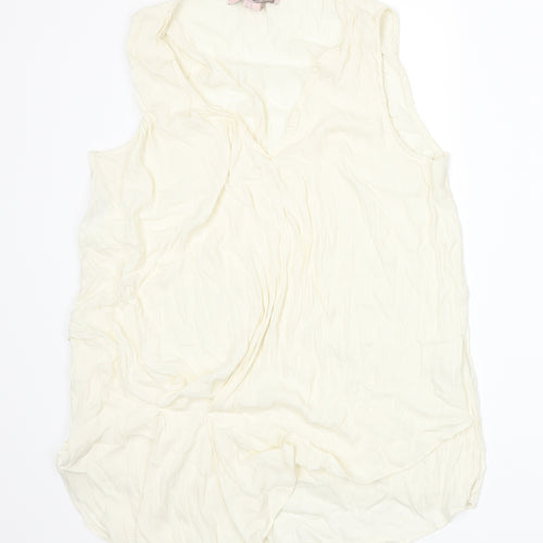 FOREVER 21 Womens Ivory   Basic Tank Size M