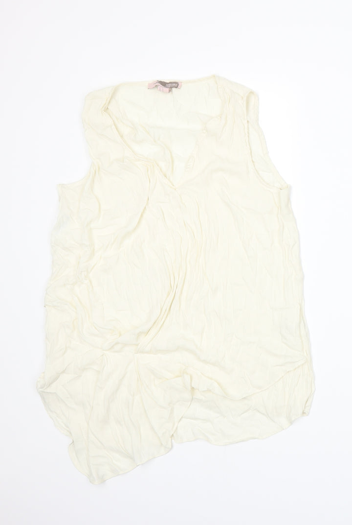 FOREVER 21 Womens Ivory Basic Tank Size M