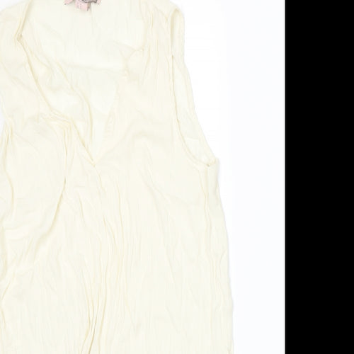 FOREVER 21 Womens Ivory   Basic Tank Size M