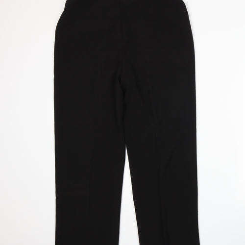Isle Womens Black   Trousers  Size 16 L25 in