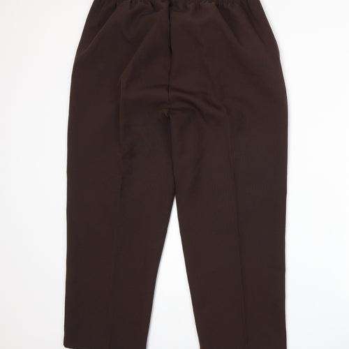 BM Womens Brown   Trousers  Size 18 L25 in