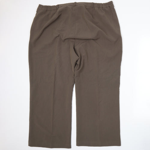 Anthology Womens Brown   Trousers  Size 24 L28 in