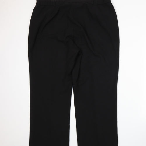 Slimma Womens Black   Trousers  Size 22 L27 in