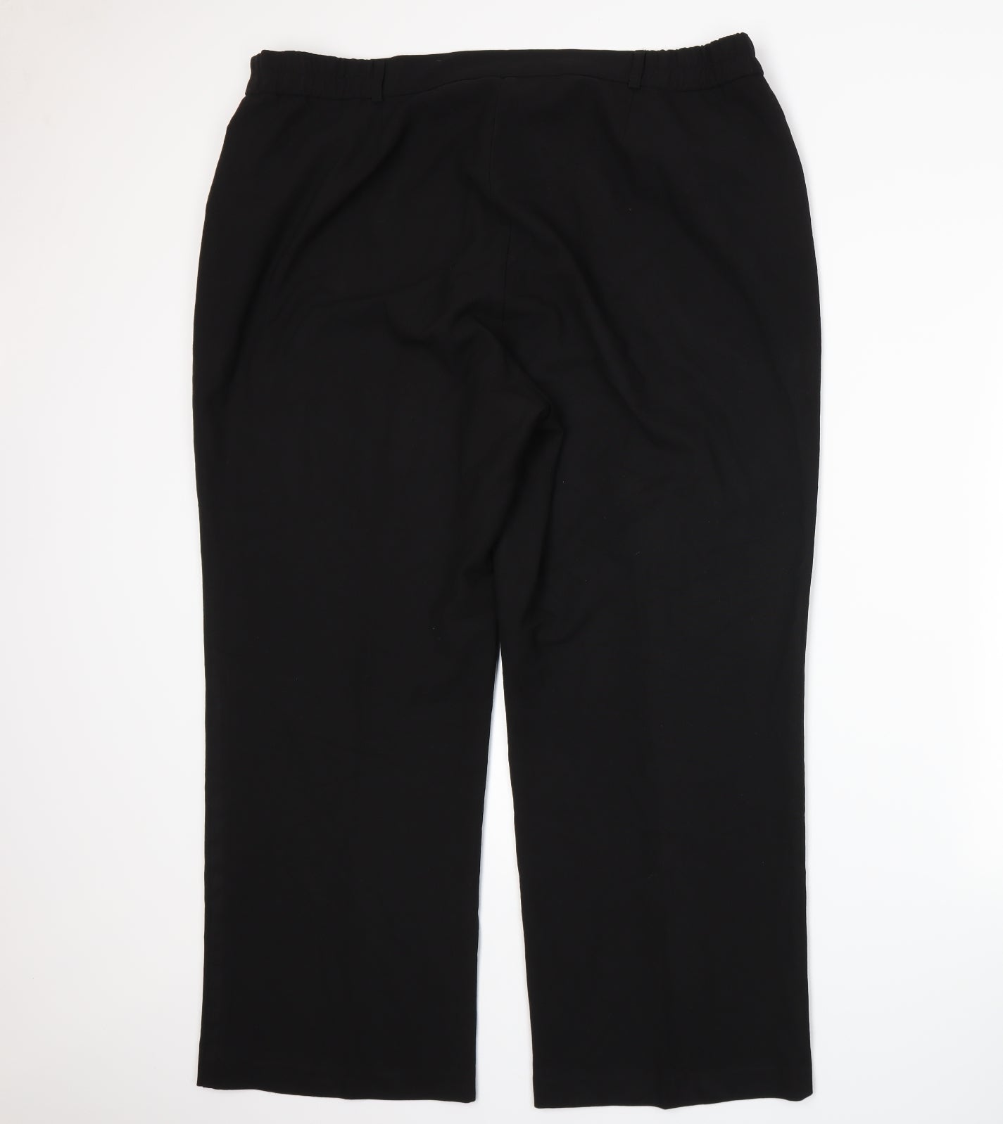 Slimma Womens Black   Trousers  Size 22 L27 in