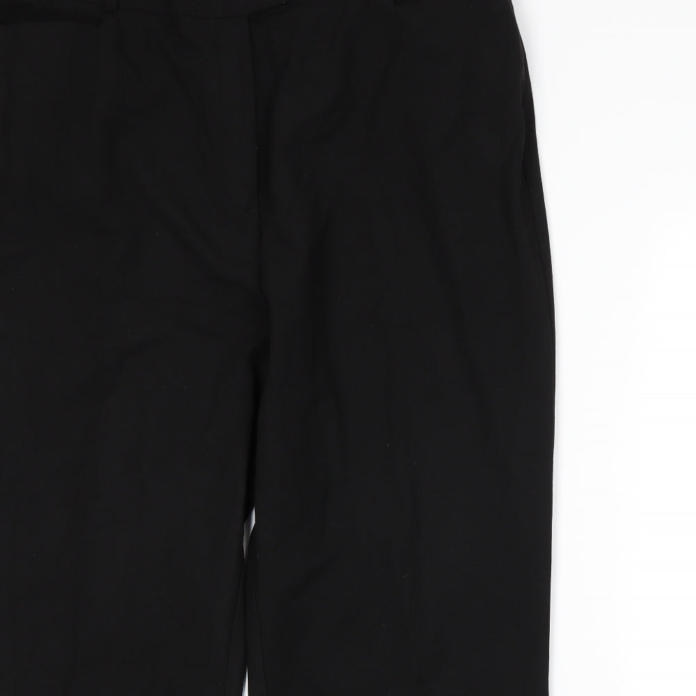Slimma Womens Black   Trousers  Size 22 L27 in