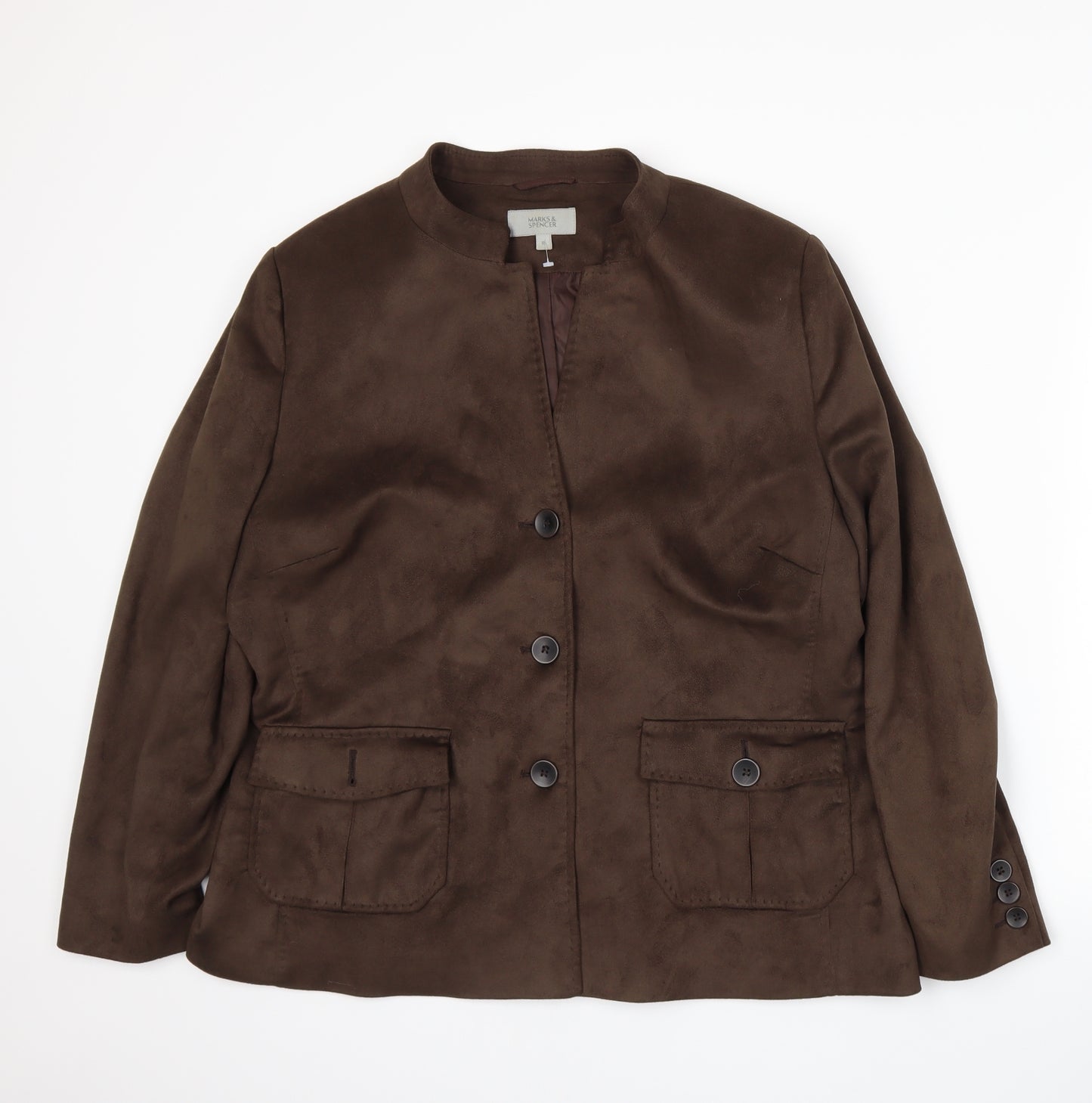 Marks and Spencer Womens Brown   Jacket  Size 18