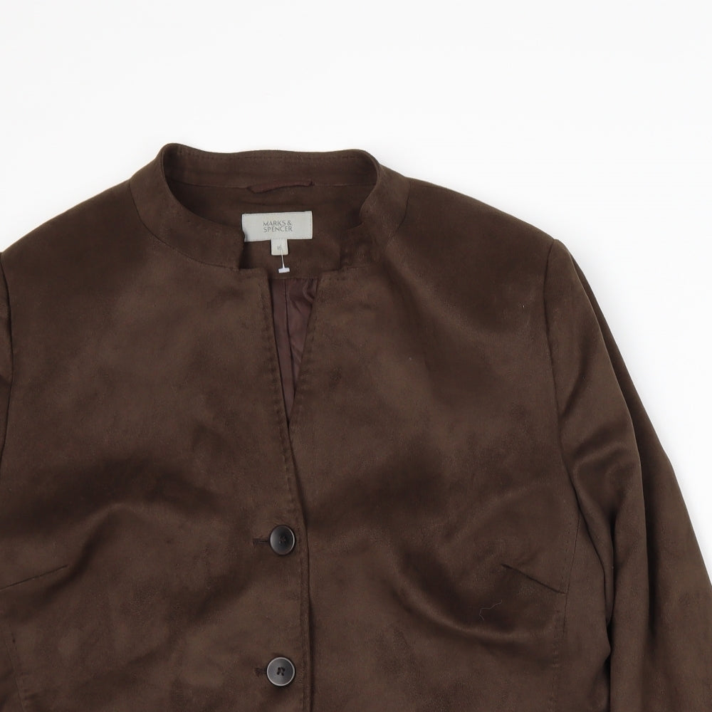Marks and Spencer Womens Brown   Jacket  Size 18