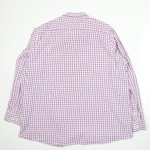 Williams & Brown Mens Pink Check   Dress Shirt Size 20