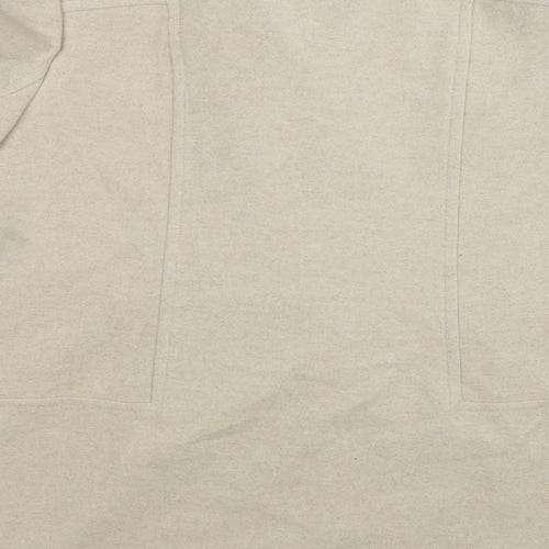 BHS Womens Beige  Fleece Trench Coat Coat Size 18