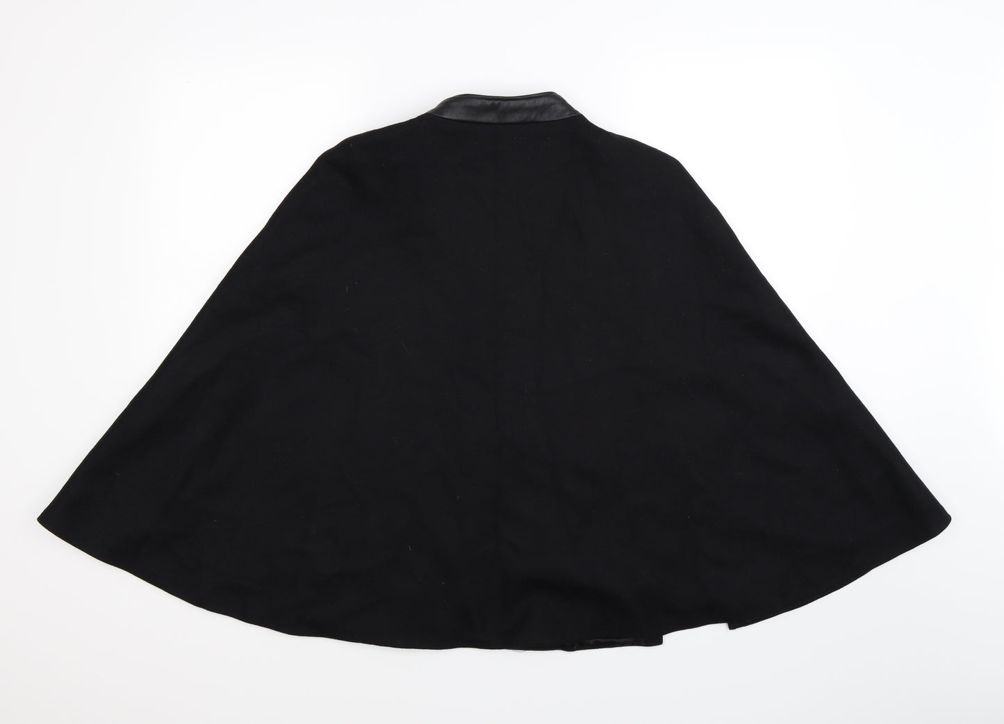 Zara Womens Black  Knit Cape Jumper Size L  - poncho