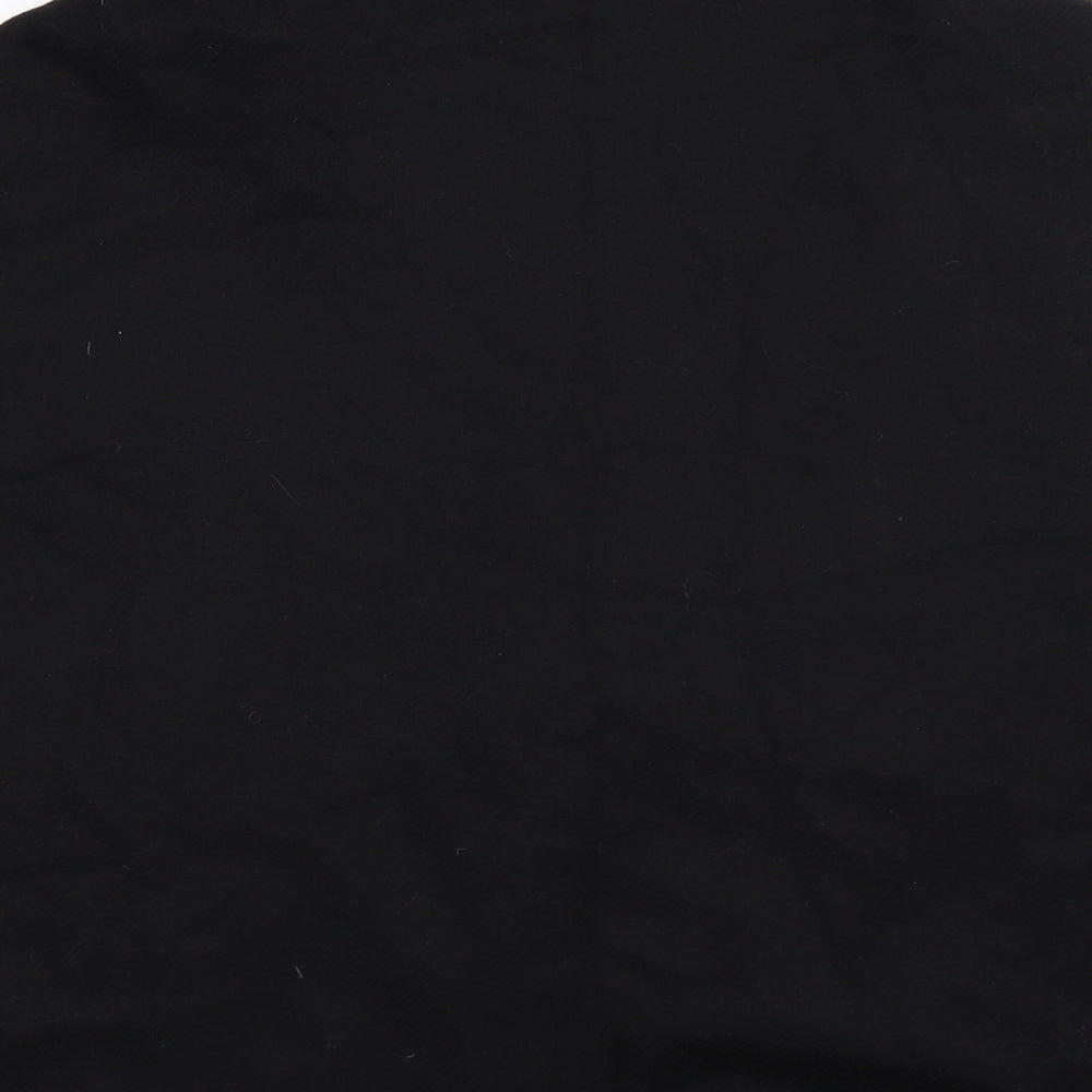 Zara Womens Black  Knit Cape Jumper Size L  - poncho