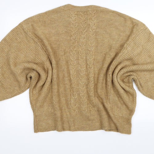 Dorothy Perkins Womens Beige  Knit Pullover Jumper Size XL  - batwing