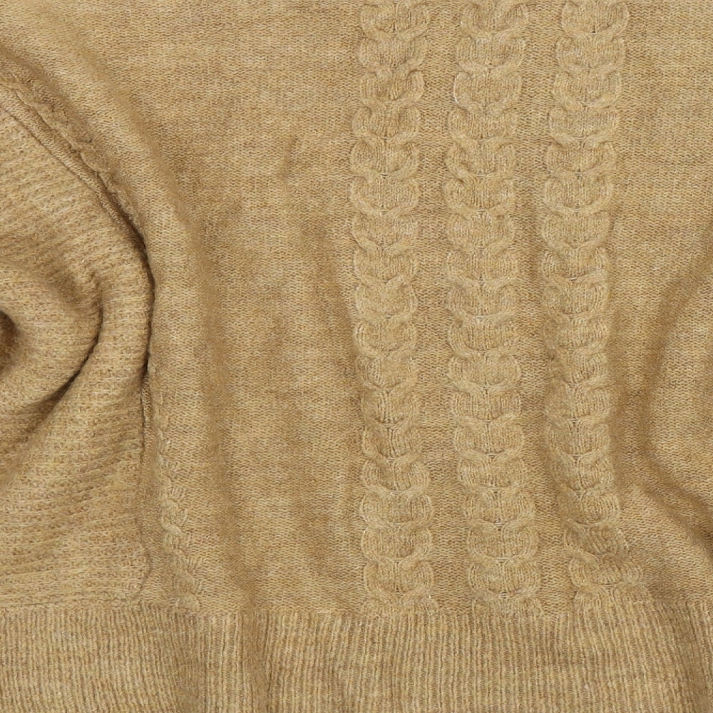 Dorothy Perkins Womens Beige  Knit Pullover Jumper Size XL  - batwing