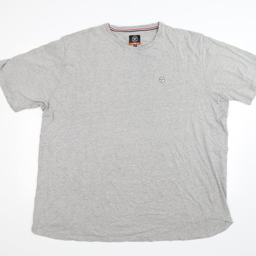 Le Breve Mens Grey    T-Shirt Size 4XL