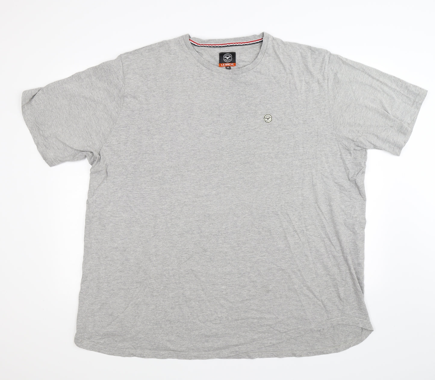 Le Breve Mens Grey    T-Shirt Size 4XL